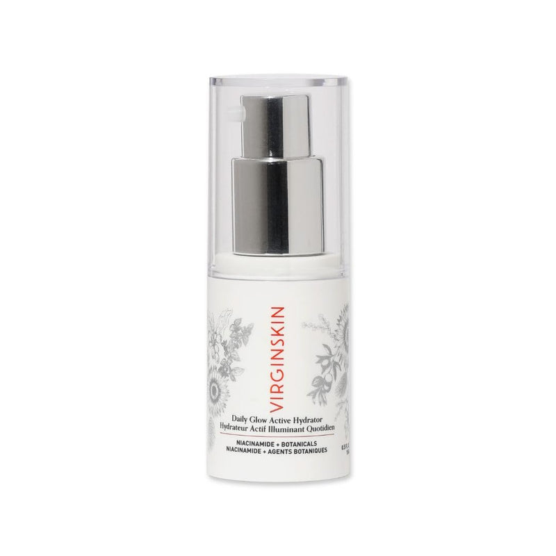 Virginskin Daily Glow Active Hydrator | Dermatologist-Developed Daily Moisturizer Cream for Face and Neck | .5 oz 15ml