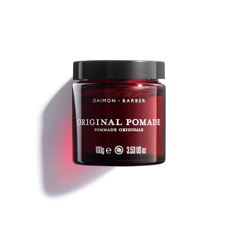 Daimon Barber Original Hair Pomade - Medium Hold Natural Shine Nourishes & Moisturizes With Bee propolis & Raspberry Seed Oil Shaping Paste 3.53 Oz…