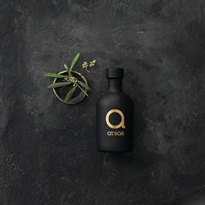 Atsas Organic Extra Virgin Olive Oil Extremely High Phenolic | Gold Blend Limited Edition | Unfiltered Rich in Health-Boosting Phenols | Cold Pressed | Limited Quantity 400 Pieces | 250ml