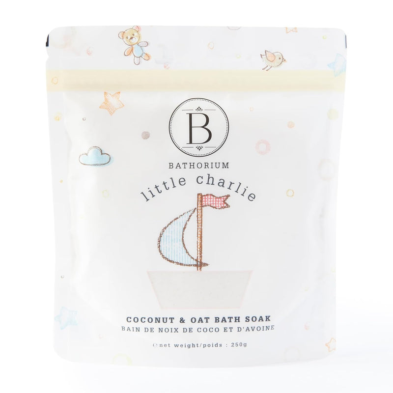 Little Charlie Bath Soak – Gentle & Nourishing Soak for Babies & Sensitive Skin, Made with Collodial Oat, Blue Chamomile & Coconut, Moisturizes & Soothes Delicate Skin, 9 oz
