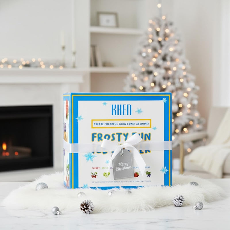 Snow Cone Machine Gift Set – Electric Shaved Ice Maker Kit with 5 Syrup Flavors - Includes Cone Cups, Straws & Ice Molds, Frozen Dessert Kit Maker for Kids & Parties, Birthday, Hawaiin Slushie Machine