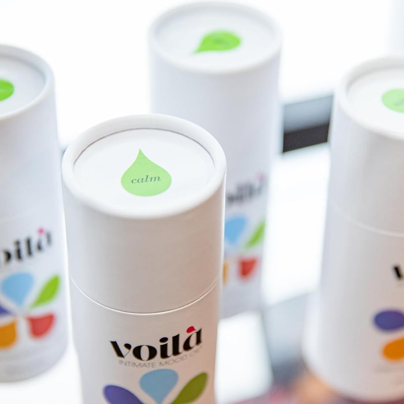 Voilà Mood Oil Vaginal Moisturizer Serum for Women, Adult Couples, Vaginal Dryness Rejuvenation Hydrating & Nourishing 1 Oz Developed by OBGYN (Calm)