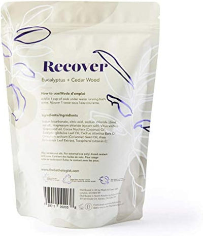 The Bathologist Sleep Lavender & Fresh Mint Bath Soak – Mineral Sea Salt Blend for Relaxation & Skincare, Moisturizing Foot & Body Soak (Eucalyptus)