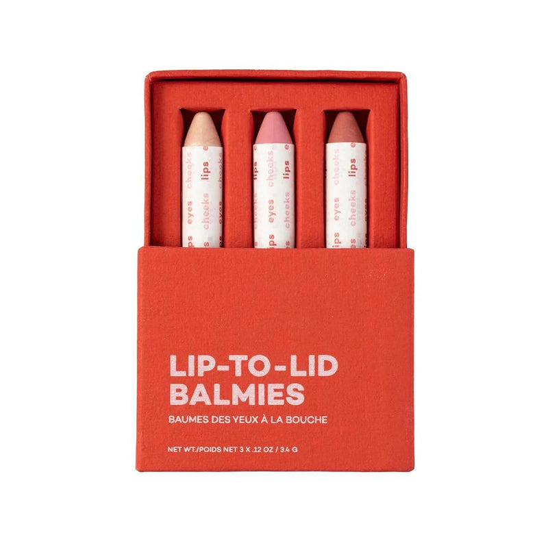 Axiology Multi Stick Crayons For Eyes, Lips, Cheeks Balmies Trio Gift Set Creamy Buildable Lightweight Moisturizing Blush Face Sticks Contour & Highlight All Day Wear Face Makeup (Cotton Candy Skies)