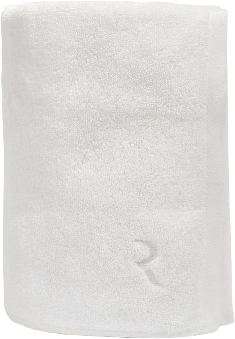 Resore Body Towel - 56" x 30" 700GSM Luxury Bath Shower Towel Skin Rejuvenating, Odor Preventing, Highly Absorbent, Aegean Turkish Cotton Botanical Lyocell Blend, Super Plush Bathroom Wash Cloth White