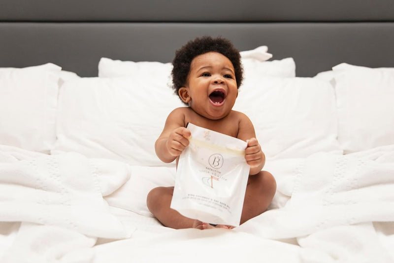 Little Charlie Bath Soak – Gentle & Nourishing Soak for Babies & Sensitive Skin, Made with Collodial Oat, Blue Chamomile & Coconut, Moisturizes & Soothes Delicate Skin, 26oz
