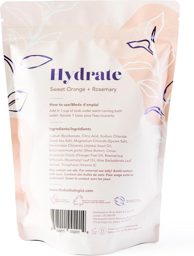 The Bathologist Sleep Lavender & Fresh Mint Bath Salts - Mineral Therapeutic Detoxifiying & Exfoliating for Dry Skin Body Foot Soak Aromatherapy Essential Gift Spa Gifts (Rosemary)