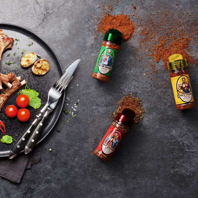 Daddy Spice Rub BBQ Gift Set - Hot Dad, Dady Barbecue Seasoning, Father's Day Present, Spicy Surprise for Him, Unique Gifts, Stocking Stuffer Gifts for Him Dads Birthday Celebration, Men, Christmas