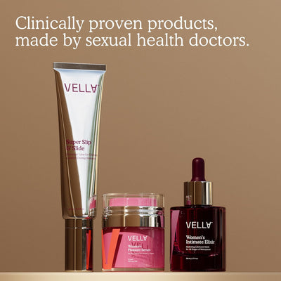 Vella Super Slip & Slide Non-Greasy Silicone Based Glide for Women & Couples, Feminine Care, Intimate Body Glide with Luxury Skincare Ingredients Squalane & Sea Buckthorn for Lasting Hydration