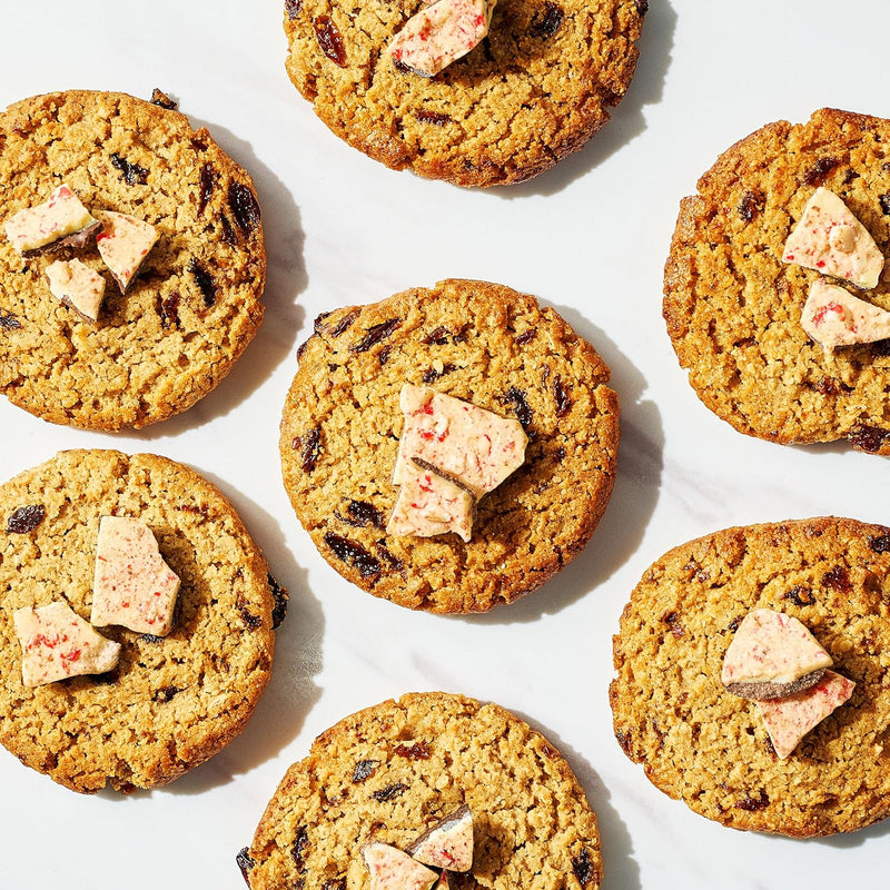 Kiri & Sons Handmade Layered Original Dark and White Chocolate Peppermint Bark - 1Lb Winter Bark Assorted Squares - Winter Candy, Sweets Gift Tin, Old Fashioned Treat, Stocking Stuffer