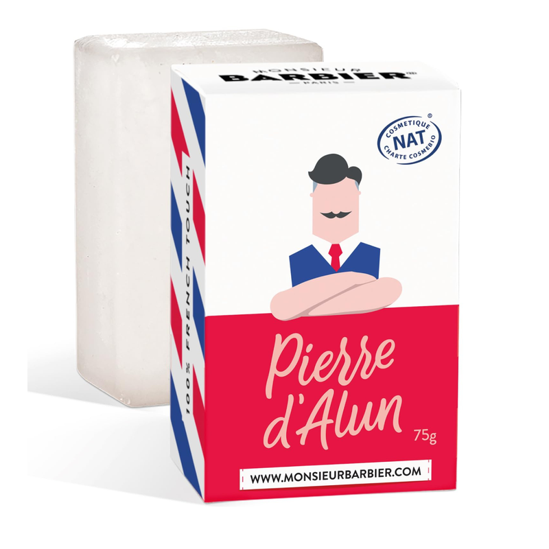 Face Mask Bracket Alum stone - AFTERSHAVE ALUM STONE - 75grams