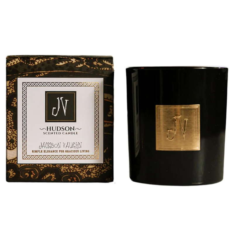 Jackson Vaughn Scented Candle | Aromatherapy Long Lasting Candles Luxury Home Fragrance Decor Gifts Hand Poured Soy Wax Notes of Juniper Berry, Rosemary, Fresh Evergreen 55 Hour Burn 14.5oz (Hudson)