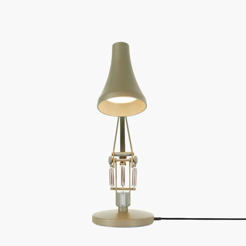 90 Mini Mini Desk Lamp with Dimming Bulb, USB Power Cable, Aluminum Shade & Arms, Anodised Satin Finish Chrome Plated Fittings Perfect for Small Spaces Office Home Decor Gifts (Kelp Green)