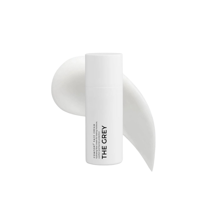 The Grey Comfort+ Face Cream For Men | Anti Aging Cream With Niacinamide, Squalene, Hyaluronate Hydrates, Moisturizes, Firms, Soothes For Dry, Sensitive Skin Wrinkle | Restorative Deep Hydration 1.7oz
