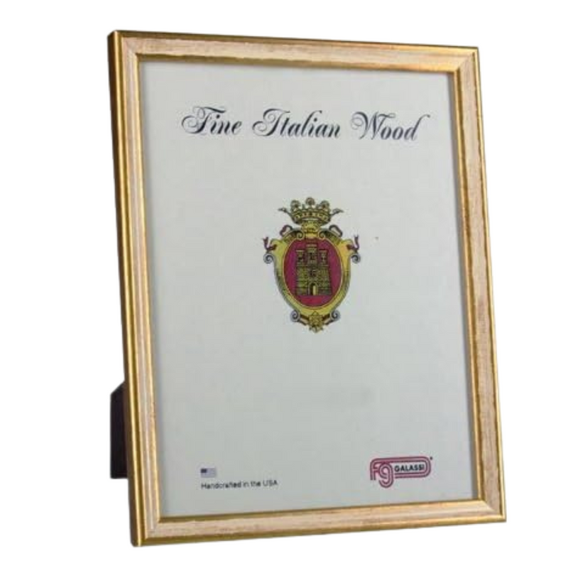 G.G. Galassi 15080 gold/white 8x10 Frame