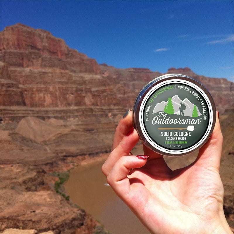 Walton Wood Farm Solid Cologne (The Outdoorsman) Forest & River Scent Vegetarian Friendly, and Paraben-Free 2.5 oz