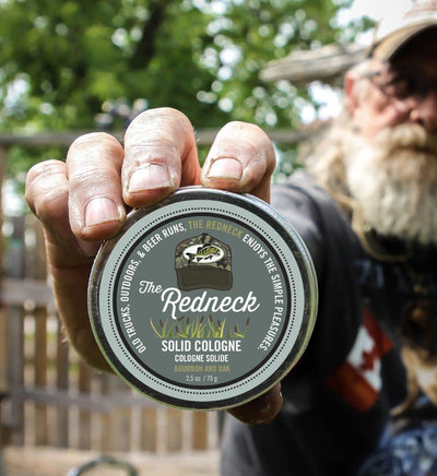 Walton Wood Farm Solid Cologne (The Redneck) Bourbon & Oak Scent Vegetarian-Friendly and Paraben-Free 2.5 oz