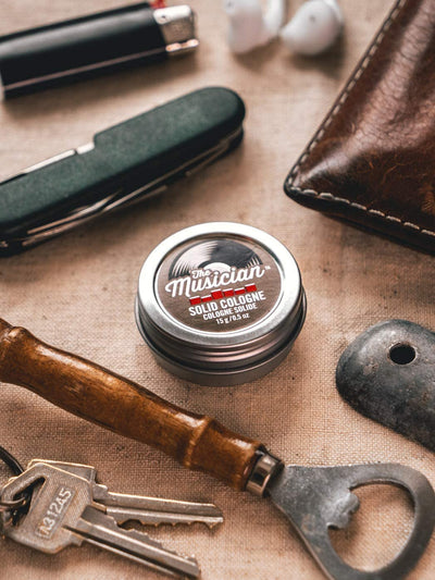 Walton Wood Farm Solid Cologne (The Musician) Vanilla Bean & Musk Scent Vegetarian Friendly, and Paraben-Free 2.5 oz