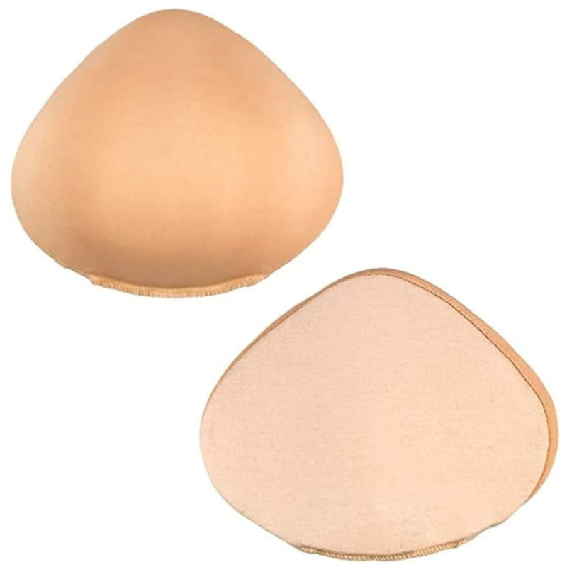 Braza Breast Form - Foam Mastectomy Prosthesis Bra Insert Pads - Breast Form Ideal for Post-Surgery Casual Wear, Beige Size 6