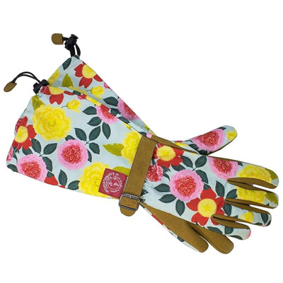 gardening gloves made in usa Womanswork Rose Gauntlet Leather Garden Gloves – Made in the USA – Alrossa