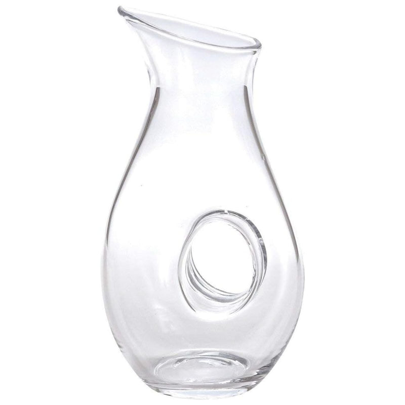 Badash Eternity Crystal Glass Pitcher - 28 oz. European Mouth-Blown Crystal Pierced Pitcher for Water, Wine, Iced Tea, Juice, Lemonade & More - Fine Quality Lead-Free Crystal