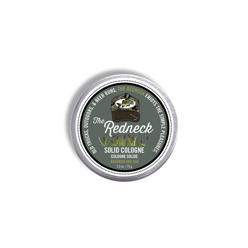 Walton Wood Farm Solid Cologne (The Redneck) Bourbon & Oak Scent Vegetarian-Friendly and Paraben-Free 2.5 oz