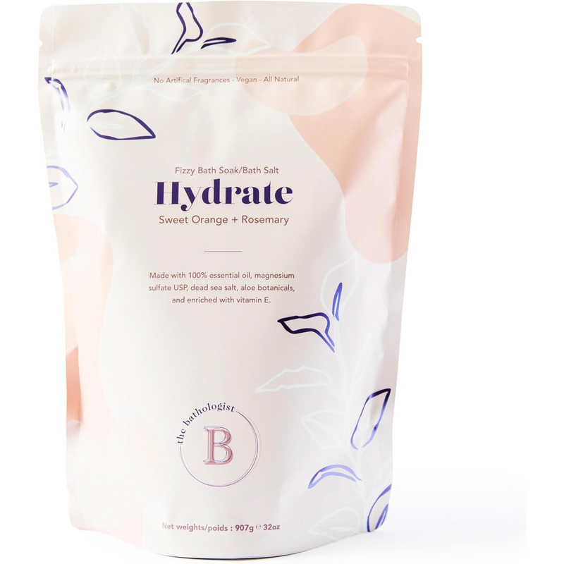 The Bathologist Sleep Lavender & Fresh Mint Bath Salts - Mineral Therapeutic Detoxifiying & Exfoliating for Dry Skin Body Foot Soak Aromatherapy Essential Gift Spa Gifts (Rosemary)