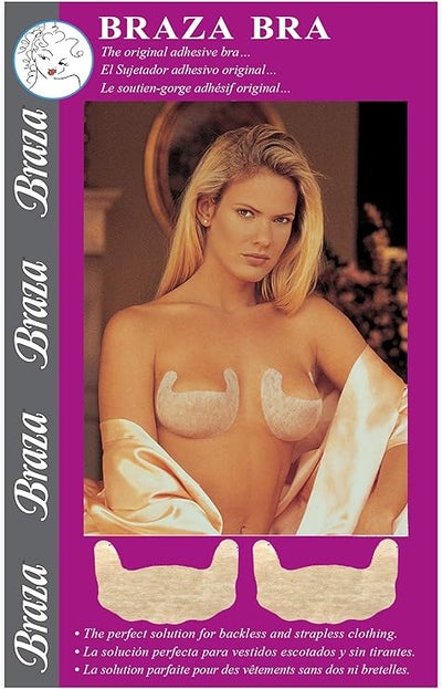 Braza - Self Adhesive Disposable Bra - 10 Pair - Size B Beige