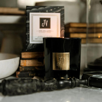 Jackson Vaughn Scented Candle | Aromatherapy Long Lasting Candles Luxury Home Fragrance Decor Gifts Hand Poured Soy Wax Notes of Mint, Sweet Basil, Green Grass 55 Hour Burn 14.5oz (Highland)