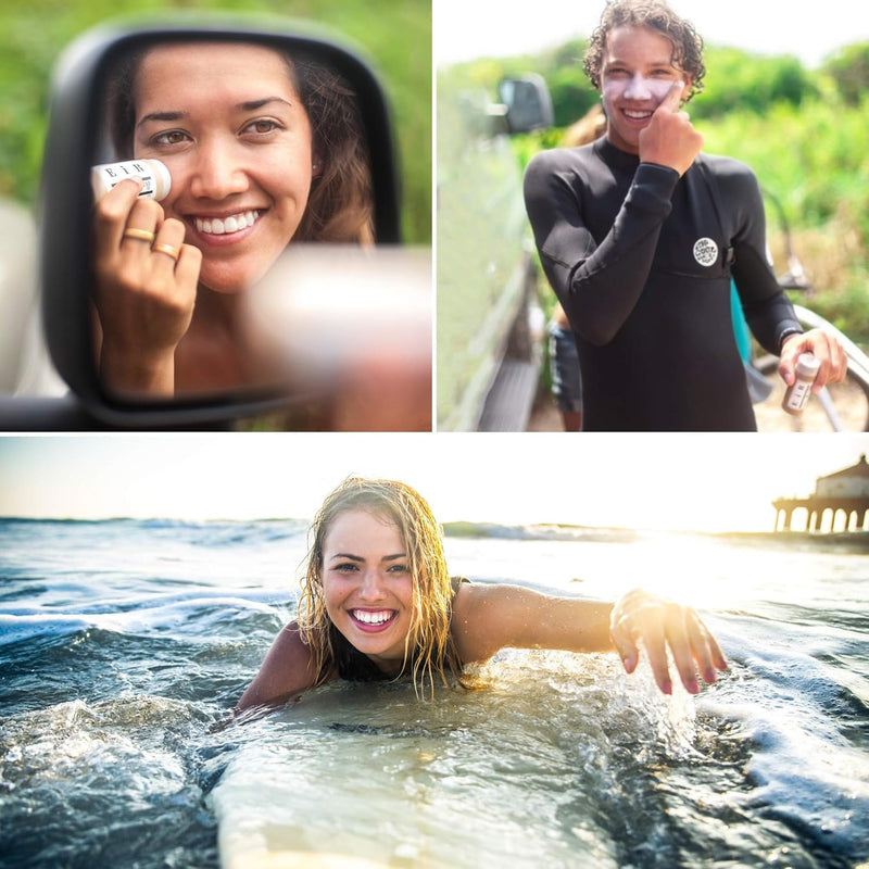 Organic Surf Mud Pro Sunscreen Stick - Non-Nano Zinc Oxide - Cruelty Free - Coconut, 1.5 Oz