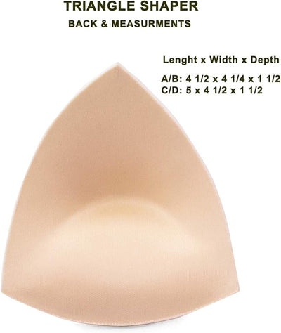 Braza Swim Shapers 'Triangle' Foam Swim Shaper - Beige - A/B