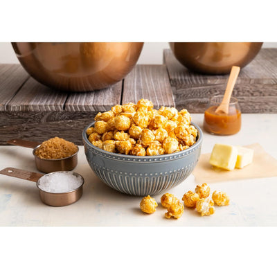 Johnson's Popcorn Caramel Popcorn Party Favors Handmade, Freshly Popped Gourmet Sweet & Crunchy Delicious Treat for Family Parties, Movie Night Snack Gift Ready 2.5oz (10 Pack)