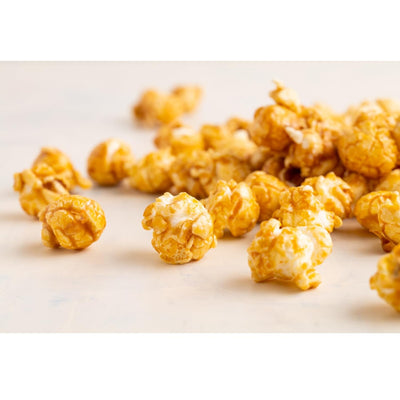 Johnson's Popcorn Caramel Popcorn Party Favors Handmade, Freshly Popped Gourmet Sweet & Crunchy Delicious Treat for Family Parties, Movie Night Snack Gift Ready 2.5oz (10 Pack)
