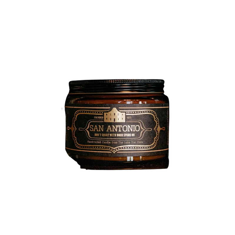Jackson Vaughn Scented Texas Candle | Aromatherapy Long Lasting Candles Luxury Home Fragrance Decor Gifts Notes of Frankincense, Balsam, Patchouli, Myrrh, Sandalwood 60 Hour Burn 16oz (San Antonio)