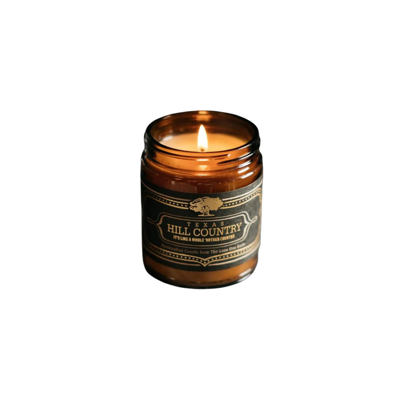 Jackson Vaughn Scented Texas Candle | Aromatherapy Long Lasting Candles Luxury Home Fragrance Decor Gifts Hand Poured Notes of Green Cedar, Patchouli, Citrus 40 Hour Burn 9oz (Texas Hill Country) Visit the Jackson Vaughn Store