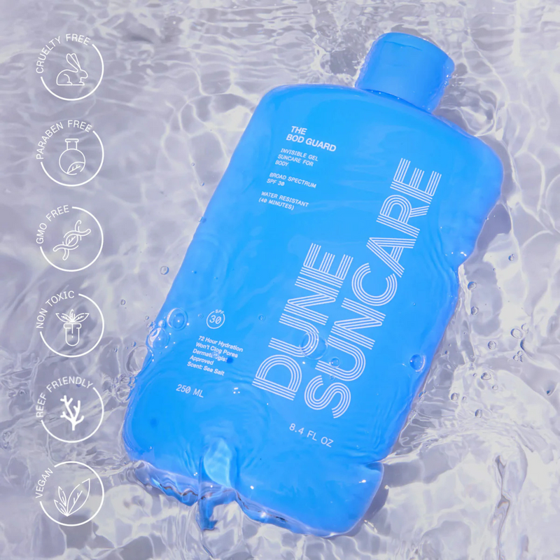 Dune Suncare The Bod Guard 8.4 FL OZ SPF 30 Sea Salt Scented Award Winning