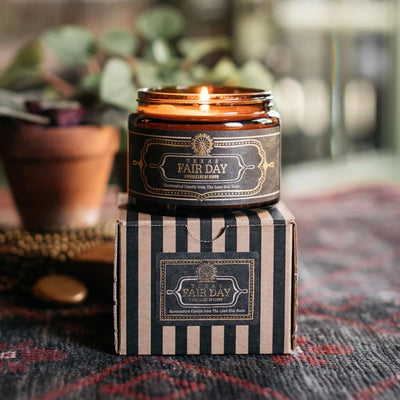Jackson Vaughn Scented Texas Candle | Aromatherapy Long Lasting Candles Luxury Home Fragrance Decor Gifts Hand Poured Soy Wax Blend Notes of Carmel, Hay, Vanilla 60 Hour Burn 16oz (Texas Fair Day)