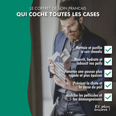 Coffret Cadeau Homme Barbe et Cheveux