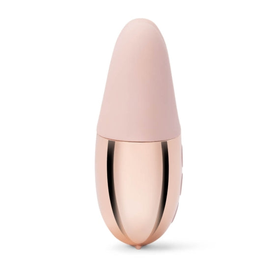 Mini Compact Vibrator Massager Double Vibe by Le Wand (Rose Gold)