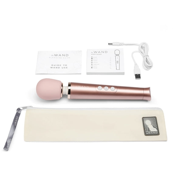 Petite Rechargeable Massager By Le Wand (Rose Gold)