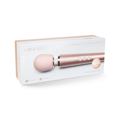 Petite Rechargeable Massager By Le Wand (Rose Gold)