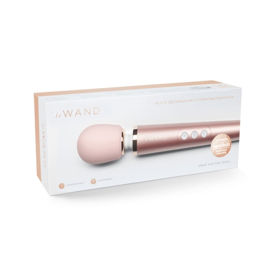 Petite Rechargeable Massager By Le Wand (Rose Gold)