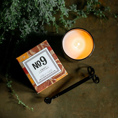 Jackson Vaughn Scented Candle | Aromatherapy Long Lasting Candles Luxury Home Fragrance Decor Gifts Hand Poured Soy Wax Notes of Neroli, Patchouli, Bergamot, Cypress 55 Hour Burn 14.5oz (No. 9 Craft)