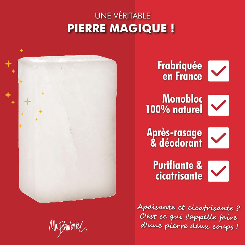 Face Mask Bracket Alum stone - AFTERSHAVE ALUM STONE - 75grams