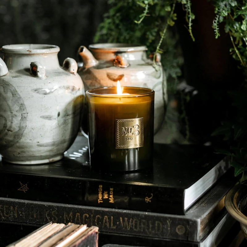 Jackson Vaughn Scented Candle | Aromatherapy Long Lasting Candles Luxury Home Fragrance Decor Gifts Hand Poured Soy Wax Blend Floral Notes of Patchouli, Rosemary 55 Hour Burn 14.5oz (No. 3 Local)