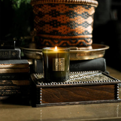 Jackson Vaughn Scented Candle | Aromatherapy Long Lasting Candles Luxury Home Fragrance Decor Gifts Hand Poured Soy Wax Blend Floral Notes of Patchouli, Cocoa Bean 55 Hour Burn 14.5oz (No.2 Society)