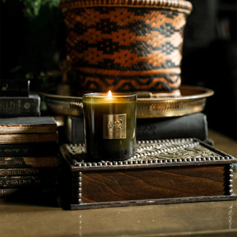 Jackson Vaughn Scented Candle | Aromatherapy Long Lasting Candles Luxury Home Fragrance Decor Gifts Hand Poured Soy Wax Blend Floral Notes of Patchouli, Cocoa Bean 55 Hour Burn 14.5oz (No.2 Society)