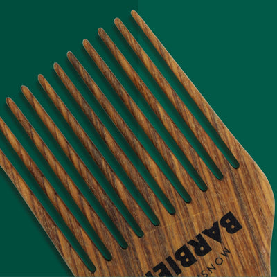Final Touch Styling Comb 100% Natural Sandalwood for Beard & Dense Hair