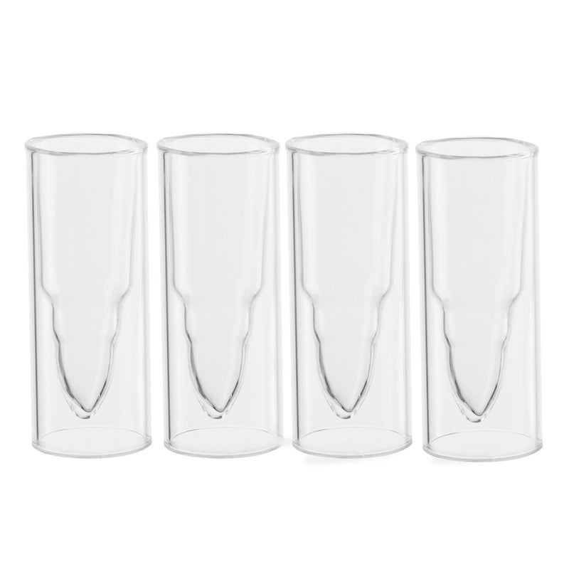 50 Caliber Bullet Shaped Shot Glasses