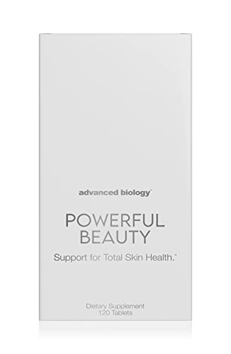 Advanced Biology - Powerful Beauty Supplement for Skin Enhancement, Protection, Elasticity, Collagen Growth, Hyaluronic Acid Production, Inflammation Control | 120 ct